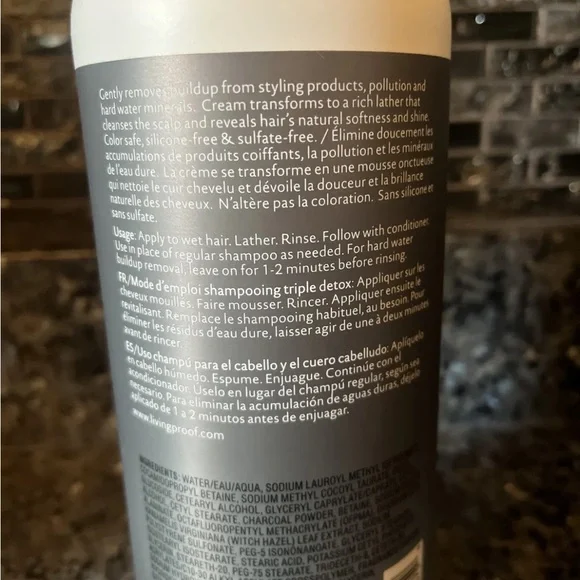 Living Proof Perfect Hair Day Triple Detox Shampoo Color Safe 32 oz Sealed - Picture 3 of 5